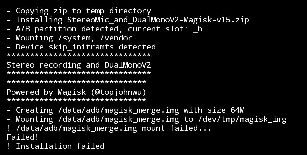 F2FS Loopback Bug Workaround – Magisk (magisk_merge.img mount error fix)